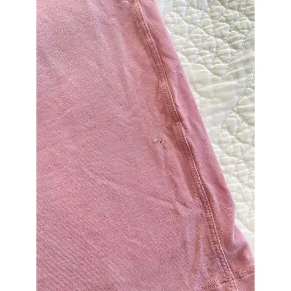 Lululemon athletica All Yours Boyfriend Tank Top Oversized Pima Tee Pink Taupe 8 - Picture 7 of 8